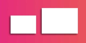 Corte em tamanho padrão